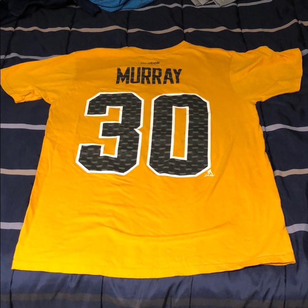 Matt Murray Penguins Gold Jersey shirt Reebok